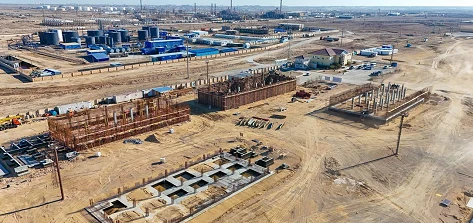 Жаңаөзендегі жаңа газ өңдеу зауытының құрылысы: жобаның қазіргі барысы