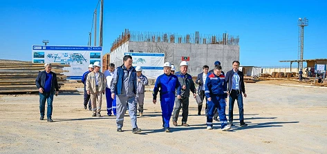 ҚМГ басшысы Жаңаөзендегі жаңа газ өңдеу зауыты құрылысының барысын тексерді